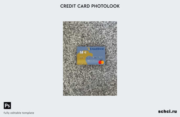 цифровая загрузка Nauru Eagle Bank Inc, шаблон лицевой панели mastercard photolo